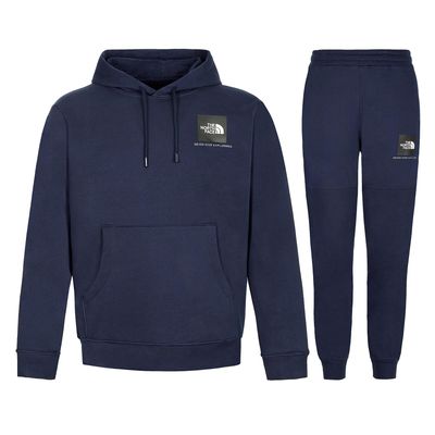 The North Face Navy Small Box Hooded Tracksuit